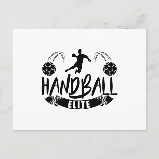 Handbalteam | Handbalspelers Sport Trainer Briefkaart (Voorkant)