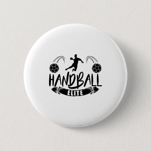 Handbalteam | Handbalspelers Sport Trainer Ronde Button 5,7 Cm (Voorkant)