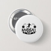 Handbalteam | Handbalspelers Sport Trainer Ronde Button 5,7 Cm (Voorkant /achterkant)