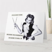 Handbasket To Hell Kaart (Voorkant)