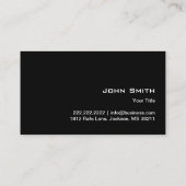 Handbediend licht donker visitekaartje (Achterkant)