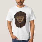 Handbediende Bigfoot Sasquatch Swamp Ape T-shirt (Voorkant)