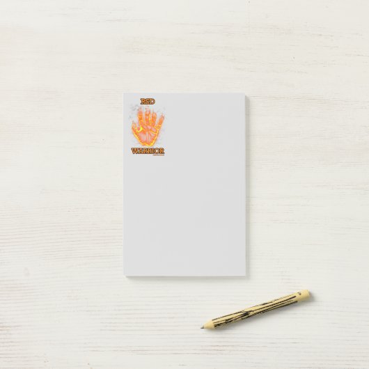Handbediende/Flames...RSD Post-it® Notes (Op bureau)