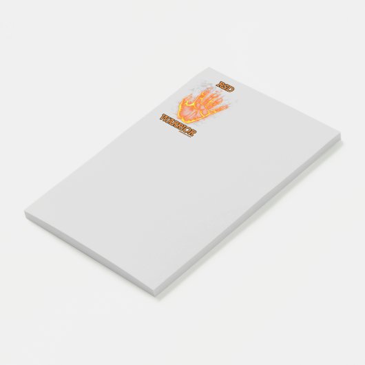 Handbediende/Flames...RSD Post-it® Notes (Schuin)