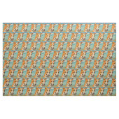 handbediende hondafdruk stof (Yard (91,4 cm))