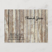  handbediende houtkorrelconstructie briefkaart (Voorkant)