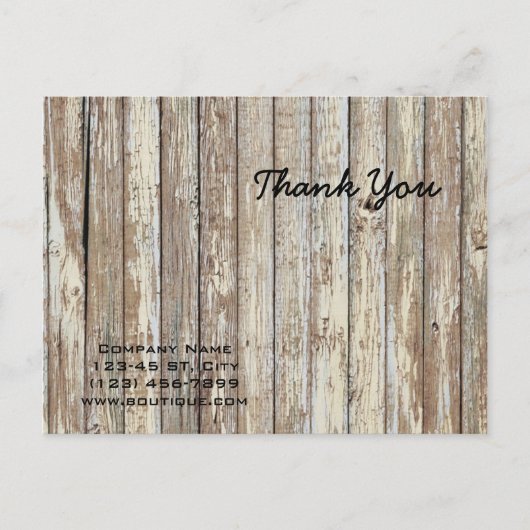  handbediende houtkorrelconstructie briefkaart (Voorkant)