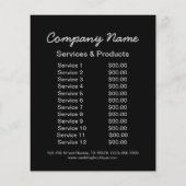 handbediende houtkorrelconstructie flyer (Achterkant)