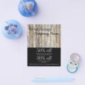 handbediende houtkorrelconstructie flyer (Enkel)