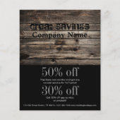  handbediende houtkorrelconstructie flyer (Voorkant)