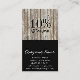  handbediende houtkorrelconstructie kortingskaartje