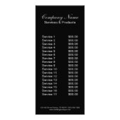  handbediende houtkorrelconstructie reclamekaart (Achterkant)