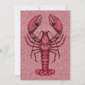 Handbediende krawfish boil party kaart (Achterkant)