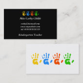 handbediende Prints, Visitekaartje (Voorkant / Achterkant)