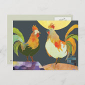 Handbediende roosters briefkaart (Voorkant / Achterkant)