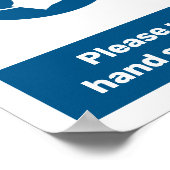 Handbediende sensor gebruiken poster (Hoek)