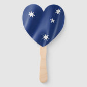 Handbediende ventilatoren - Australische vlag Handwaaier (Achterkant)