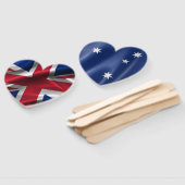 Handbediende ventilatoren - Australische vlag Handwaaier (Niet-gemonteerd)