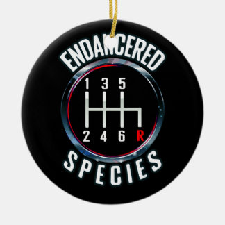 Handbediende versnellingsbak voor bedreigde soorte keramisch ornament