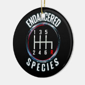 Handbediende versnellingsbak voor bedreigde soorte keramisch ornament (Links)