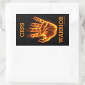 Handbediende/vliezen...CRPS Rechthoekige Sticker (Tas)