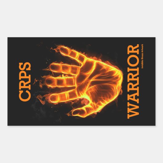 Handbediende/vliezen...CRPS Rechthoekige Sticker (Voorkant)