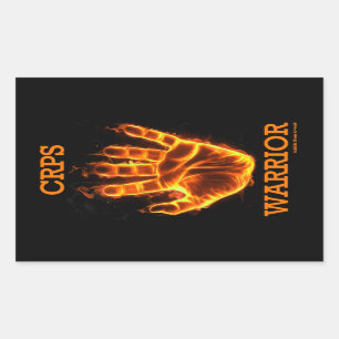 Handbediende/vliezen...CRPS Rechthoekige Sticker