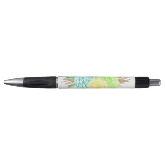 Handbediende Waterverven gepersonaliseerd Pen (Voorkant)