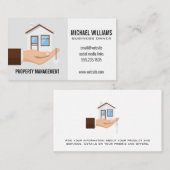 handbediende woning | bezit visitekaartje (Voorkant / Achterkant)