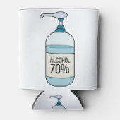 Handbeenderer met 70% alcohol blikjeskoeler (Voorkant)