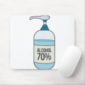 Handbeenderer met 70% alcohol muismat (Met muis)