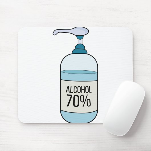 Handbeenderer met 70% alcohol muismat (Met muis)