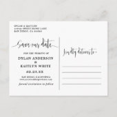 Handbelettering Twee foto's Sla het Briefkaart Dat (Achterkant)