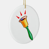 Handbelgrafisch afbeelding, afbeelding handjingle keramisch ornament (Rechts)