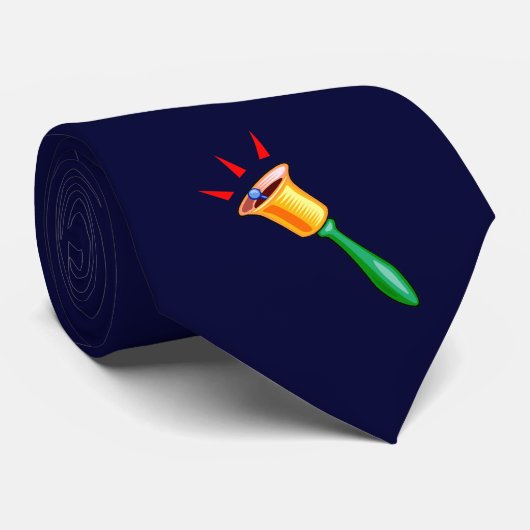 Handbelgrafisch afbeelding, afbeelding handjingle stropdas (Opgerold)