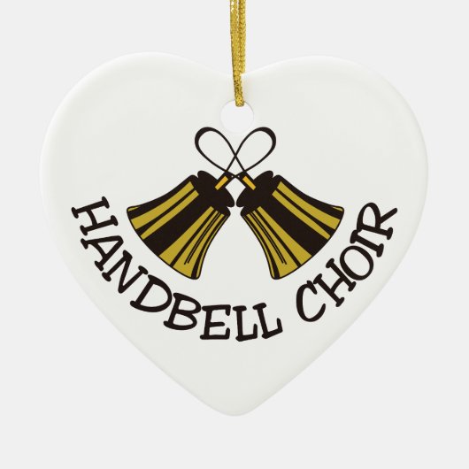 Handbell Choir Keramisch Ornament (Voorkant)