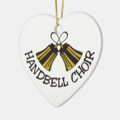 Handbell Choir Keramisch Ornament (Links)