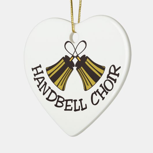 Handbell Choir Keramisch Ornament (Links)