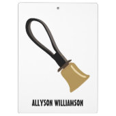 Handbell Choir Ringers Spelers Gepersonaliseerd Klembord (Achterkant)