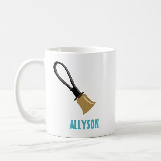 Handbell Choir Ringers Spelers Gepersonaliseerd Koffiemok (Links)