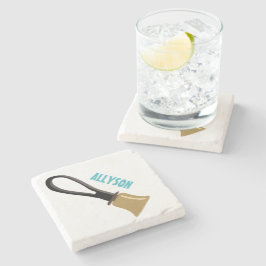 Handbell Choir Ringers Spelers Gepersonaliseerd Stenen Onderzetter