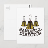 Handbell Director Briefkaart (Voorkant / Achterkant)