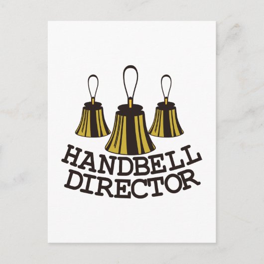 Handbell Director Briefkaart (Voorkant)