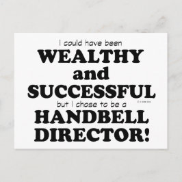 Handbell Director Wealthy & Succesvol Briefkaart