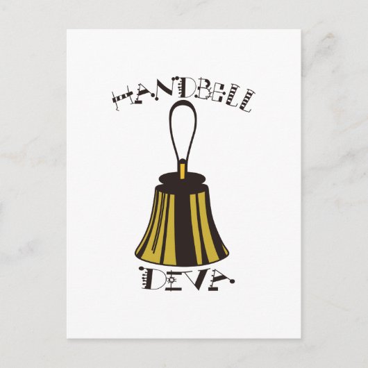 Handbell Diva Briefkaart (Voorkant)