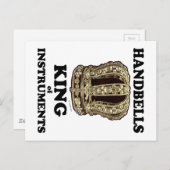 Handbell King of Instruments Briefkaart (Voorkant / Achterkant)