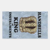Handbell King of Instruments Rectangular Sticker (Voorkant)