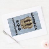 Handbell King of Instruments Rectangular Sticker (Envelop)