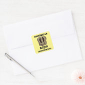 Handbell King of Instruments Square Sticker (Envelop)