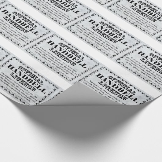 Handbell-licentie Cadeaupapier (Hoek)